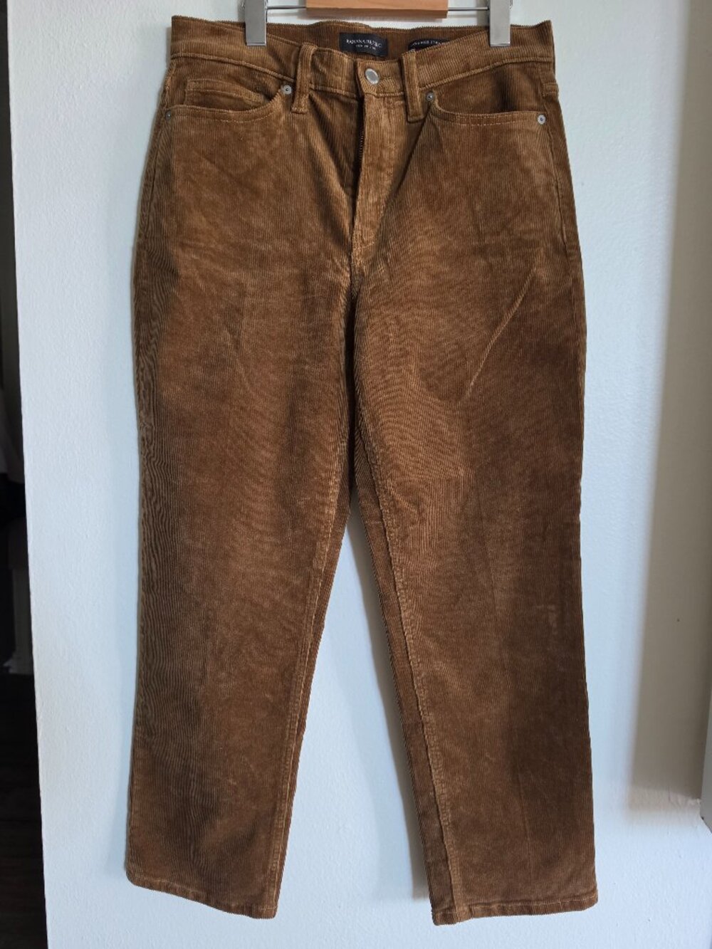 Banana Republic High-Rise Straight Corduroy Pants Brown Size 29